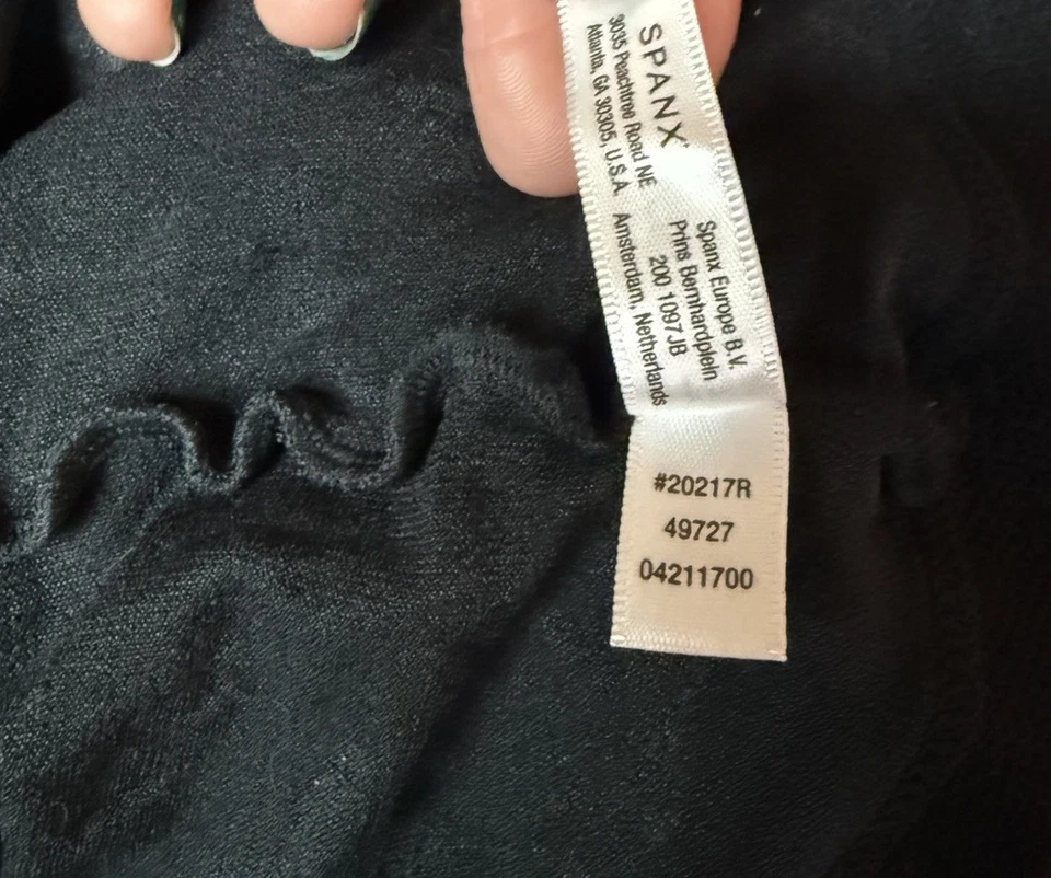 SPANX Firm Believer Shaping Sheers Tamanho C Preto 20217R Cintura Alta | Novo, Sem Caixa - Imagem 4 de 4