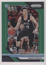 2018-19 Panini Prizm Green Prizm Yuta Watanabe #146 rf2