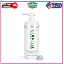 Biofreeze Professional Topical Pain Relief Colorless Gel 32 oz. 13431