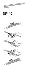 Scheibenwischerblatt NF480 TRICO für ISUZU JAGUAR JEEP KIA SKODA LANCIA LEXUS VW