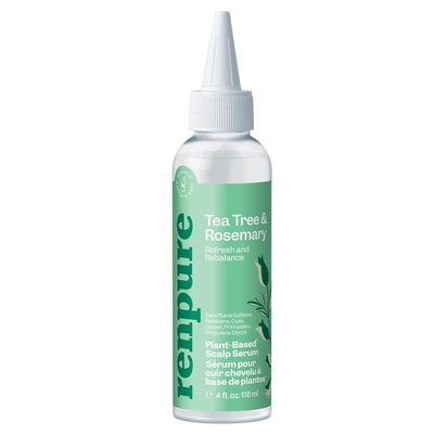 Renpure Tea Tree & Rosemary Scalp Serum, 4 Fl Oz (Pack of 1), Green 
