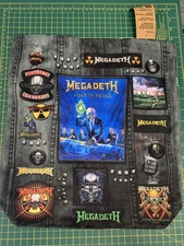 MEGADETH ROCKSAX PRINTED TOTE  BAG OFFICIALLY LICENSED ITEM