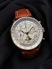 CRONOGRAFO ORIGINALE BREITLING NAVITIMER ECLIPSE MONTBRILLANT A43030 FASI LUNARI