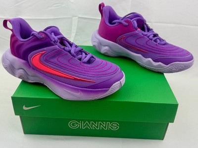 Nike Giannis Immortality GS Raspberry Basketball Youth sz 1,2 FZ6734-500 NIB