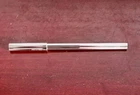 VINTAGE BVLGARI SILVER PLATED BALLPONT PEN. WORKS. 5" W/CAP