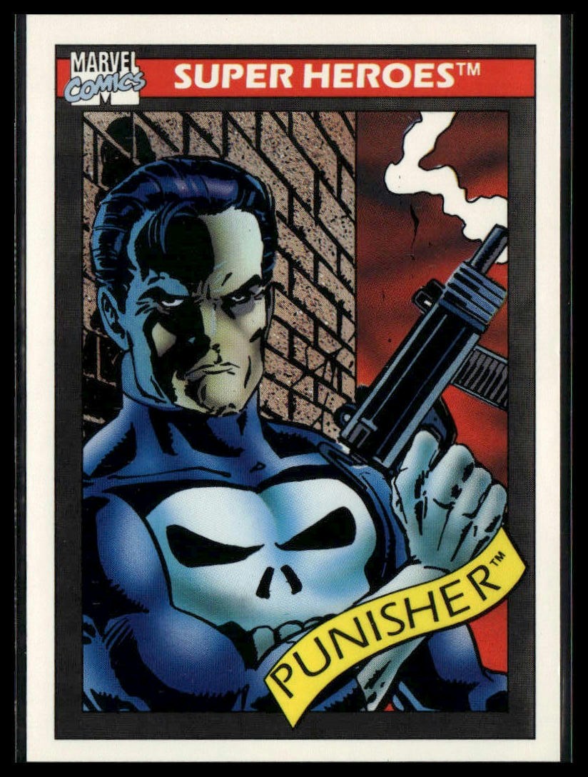 1990 Impel Marvel Universe #47 Punisher