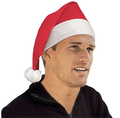 5X Gorro De Navidad Con Pompon Mercado De Navidad Papá Noel Fieltro - Imagen 1 de 3