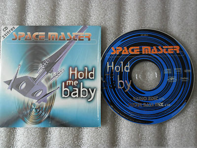 CD SPACE MASTER HOLD ME BABY FUTUR BASS MIX RADIO EDIT SINGLE 1997 2TRACK Blau