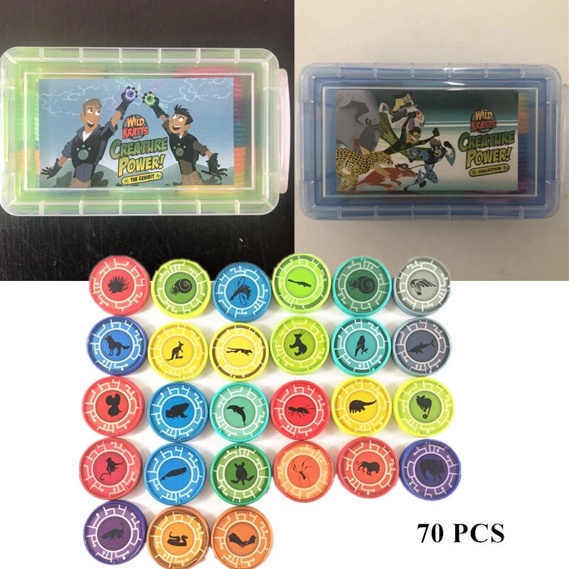 70 PCS Random Color Wild Kratts Power Discs Collection Board Game Prop - Image 3 of 4