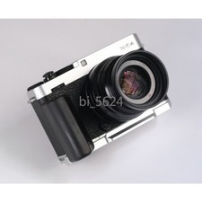 Wood Handle Grip Bracket Quick Release L Plate Base For Fuji XE4 Arca-Swiss RRS