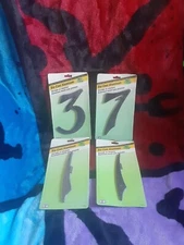 ADDRESS NUMBERS Aluminum  CHOOSE A # ( 1 ) ( 1 ) ( 7 ) ( 3 ) - 4 1/2" In.   NEW