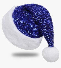 Deluxe Adults Santa Hat for Colorful Christmas Available Colors Sequin