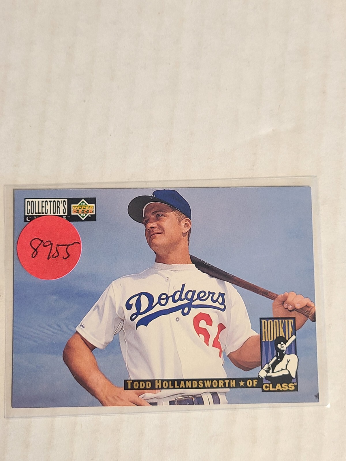 1994 Collector's Choice #658 Todd Hollandsworth Los Angeles Dodgers
