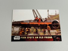 Marketplace image: 2016 Topps Chrome Star Wars Force Awakens 1/1 Superfractor #72 Finn Spots Friend