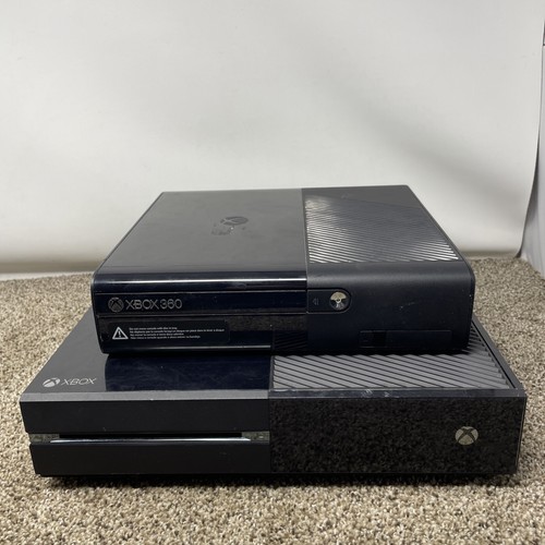 Xbox One And Xbox 360 E FOR PARTS OR REPAIR VIDEO GAME CONSOLE LOT | eBay