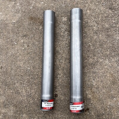 2 Nickson Inc 17654 18'Resonator Pipe 2-1/4''ID Performance Exhaust Upgrade As-Is