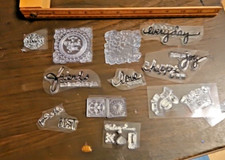 Lot of 16 Ink Stamps; Friends etc