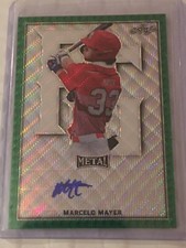 MARCELO MAYER 2020 LEAF PERFECT GAME GREEN WAVE PROOF AUTOGRAPH #1/1 RED SOX