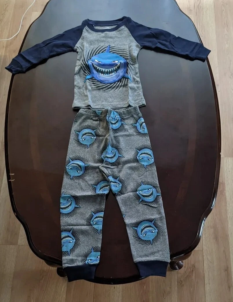Kikizye Little Boys Pajamas Kids Sleepwear Kids Pjs Shark Week 2T