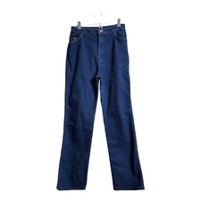 Wrangler Jeans Misses Full Fit Size 14 80s Dark Wash Western Made In USA