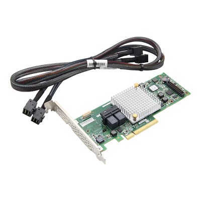 ASR-8805 1GB 8-Port PCIe 3.0 x8 12G SAS / S-ATA RAID Controller + SFF-8643 Kabel