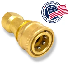 Brass Female Quick Disconnect QD 1/4" Carpet Cleaning Extractor Wands & Hose 