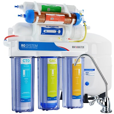 #ad #ad 6 Stage 100 GPD Dual Aquarium Drinking Reverse Osmosis Water Filter System $175.95