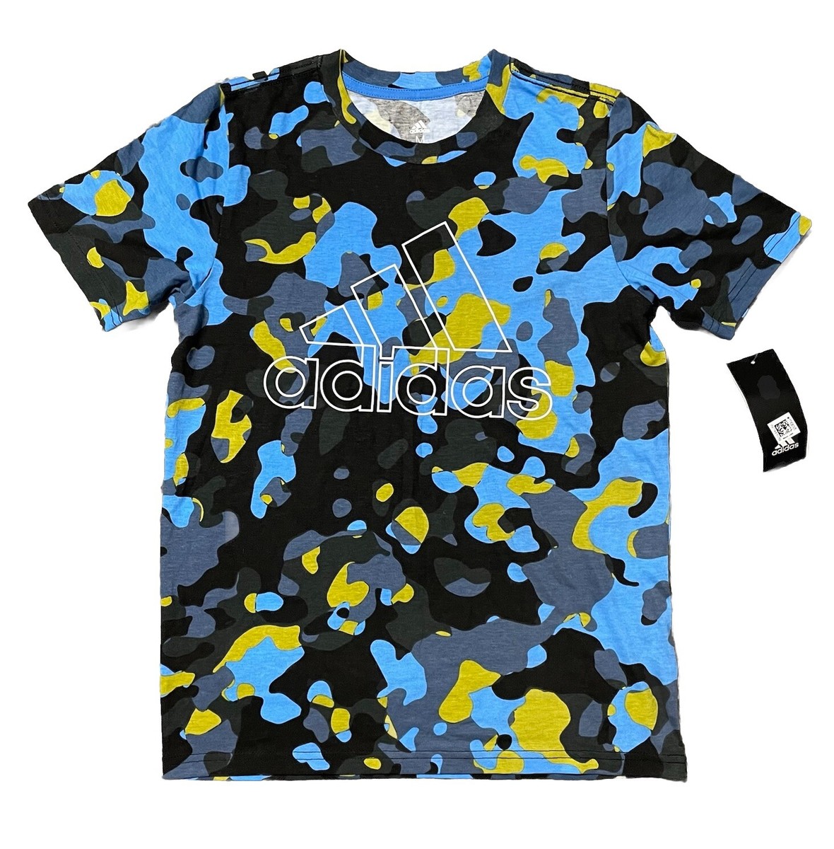 Shorts Adidas Blue Camo T Shirt Adidas Youth Multicolor