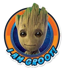 I am Groot Guardians of the Galaxy Vol. 2 3D Effect  Wall Art Cardboard Cutout