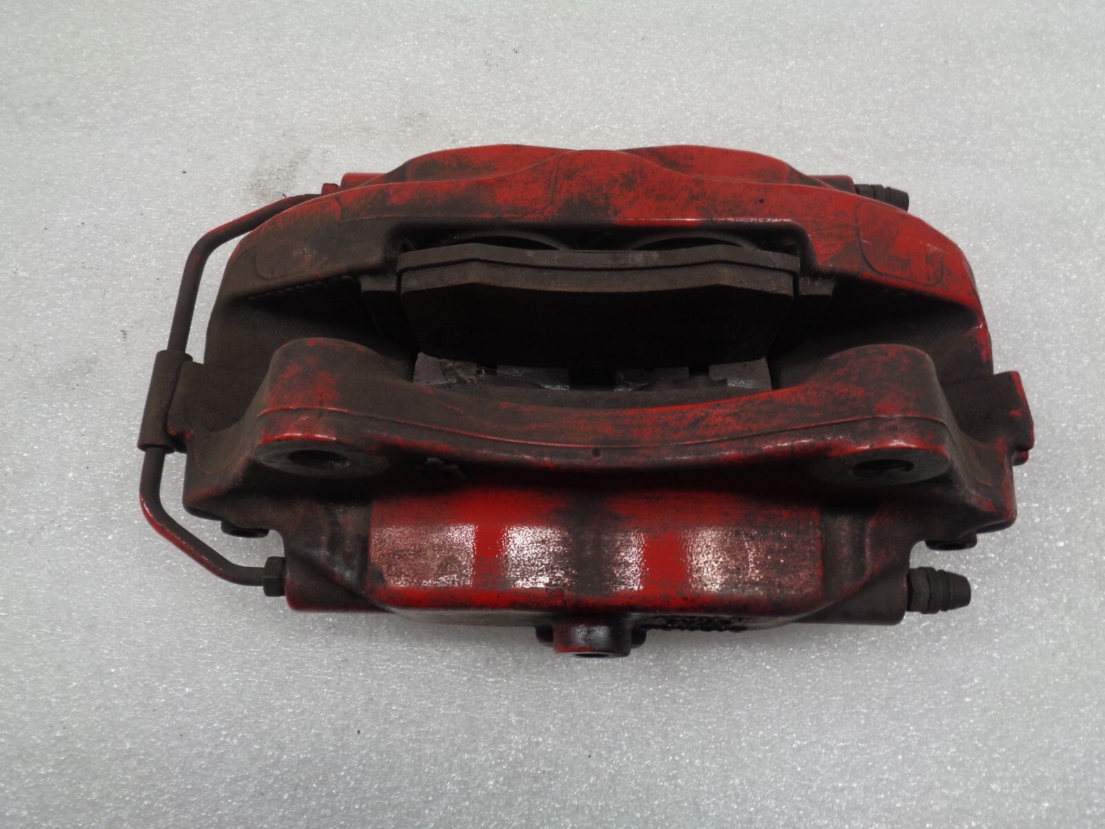 14-17 Maserati Ghibli AWD Rear Right Side Brembo Brake Caliper Red OEM AK2308284