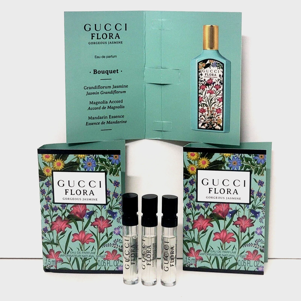 Gucci Flora Gorgeous Jasmine eau de parfum 0.05 fl oz 3 Spray