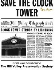 * ELSA RAVEN * signed 8x10 photo * BACK TO THE FUTURE * CLOCKTOWER LADY * COA 2