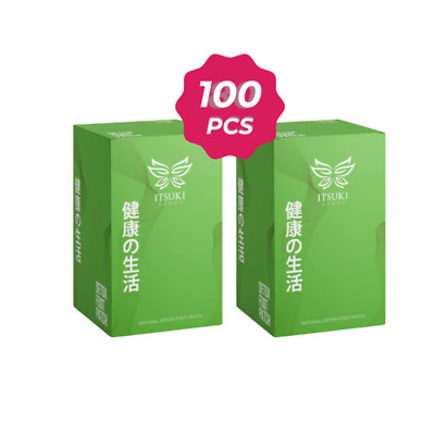 2X Itsuki Kenko Cleansing and Detoxifying Foot Herbal Pads (100% Authentic)