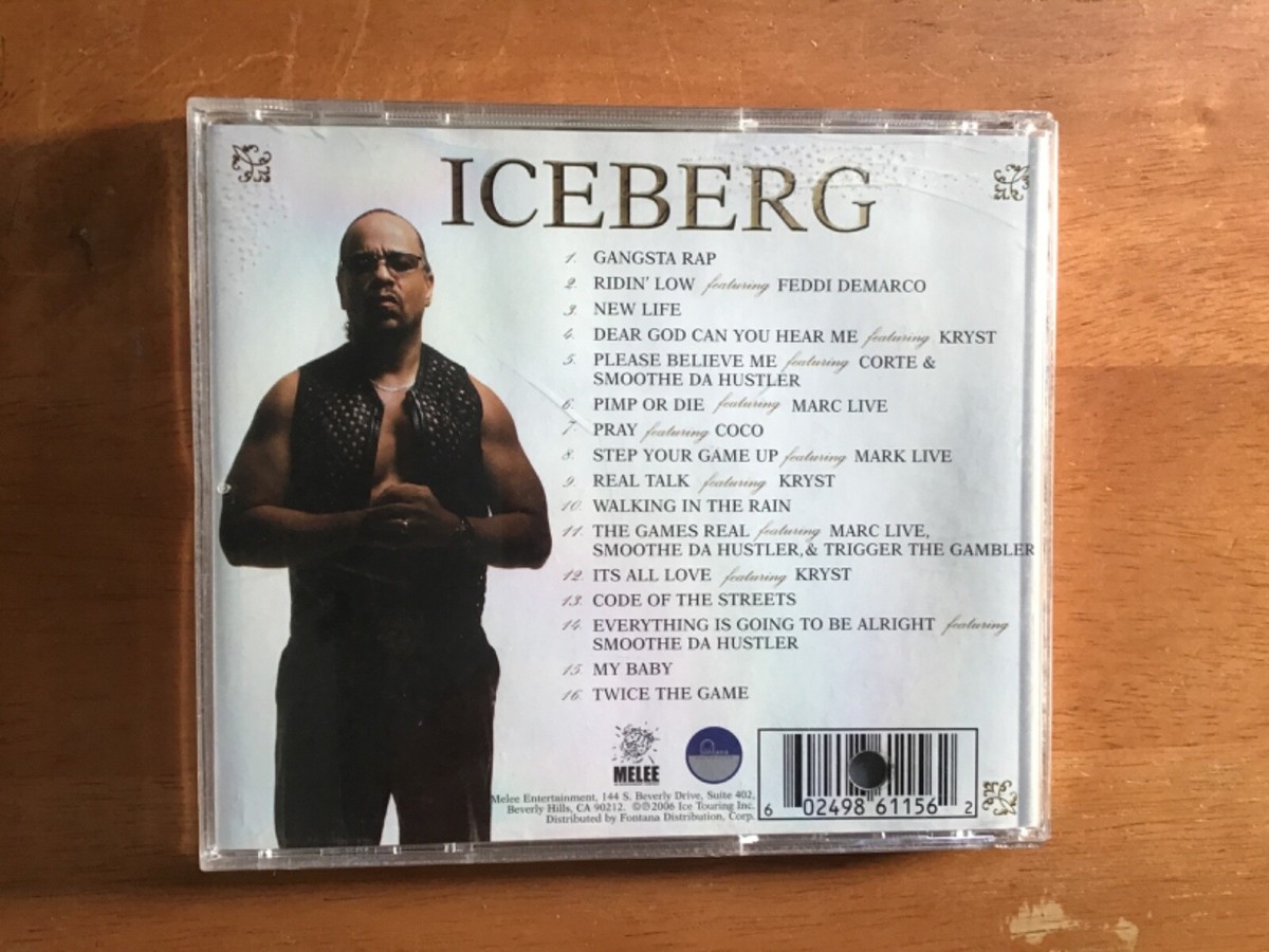 NOS Ice-T Gangsta Rap Iceberg CD RARE! Explicit 898842000339 NOS Ice-T Gangsta Rap Iceberg CD RARE! Explicit 898842000339