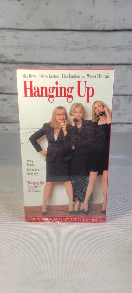 RARE PROMOTIONAL/DEMO/SCREENER Hanging Up VHS 2000 Meg Ryan TESTED Diane Keaton - Image 2 of 4