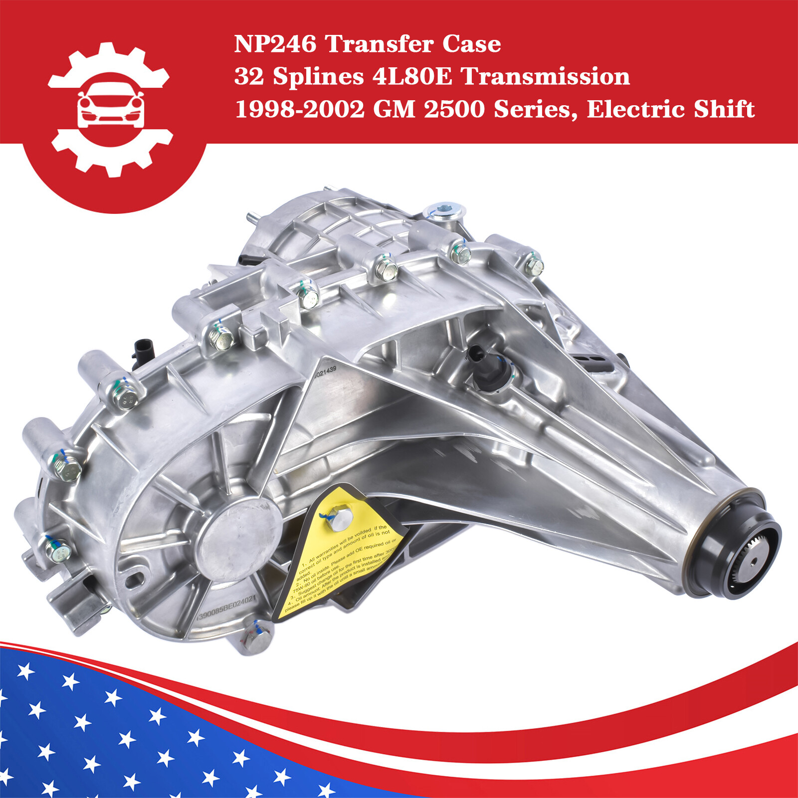 4L80E Transfer Case Assembly for 1998-2002 Chevy Silverado 2500 Tahoe GMC Yukon