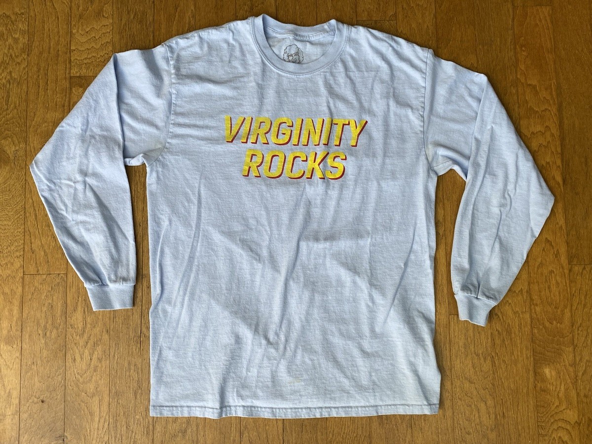 DANNY DINCAN VIRGINITY ROCKS Blue Longsleeve T-Shirt Mens