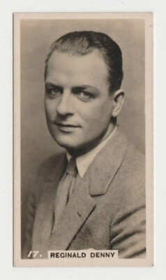 Reginald Denny vintage 1925 B.A.T. Cinema Stars Tobacco Card 2nd Ser. #17