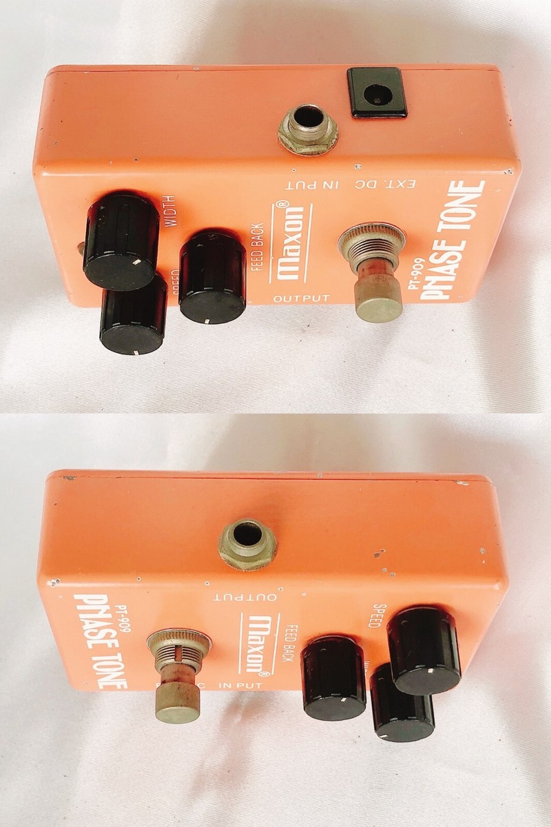 Maxon PT-909 Phase Tone 1970's Analog Phaser Vintage Guitar Pedal