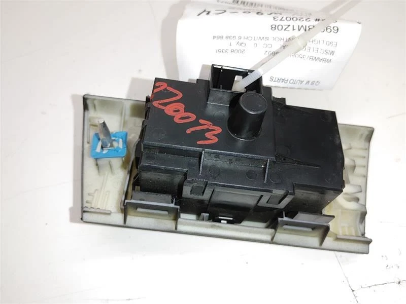 2008 BMW 335I E90 LIGHT CONTROL SWITCH 6 938 864 - Image 4 of 4