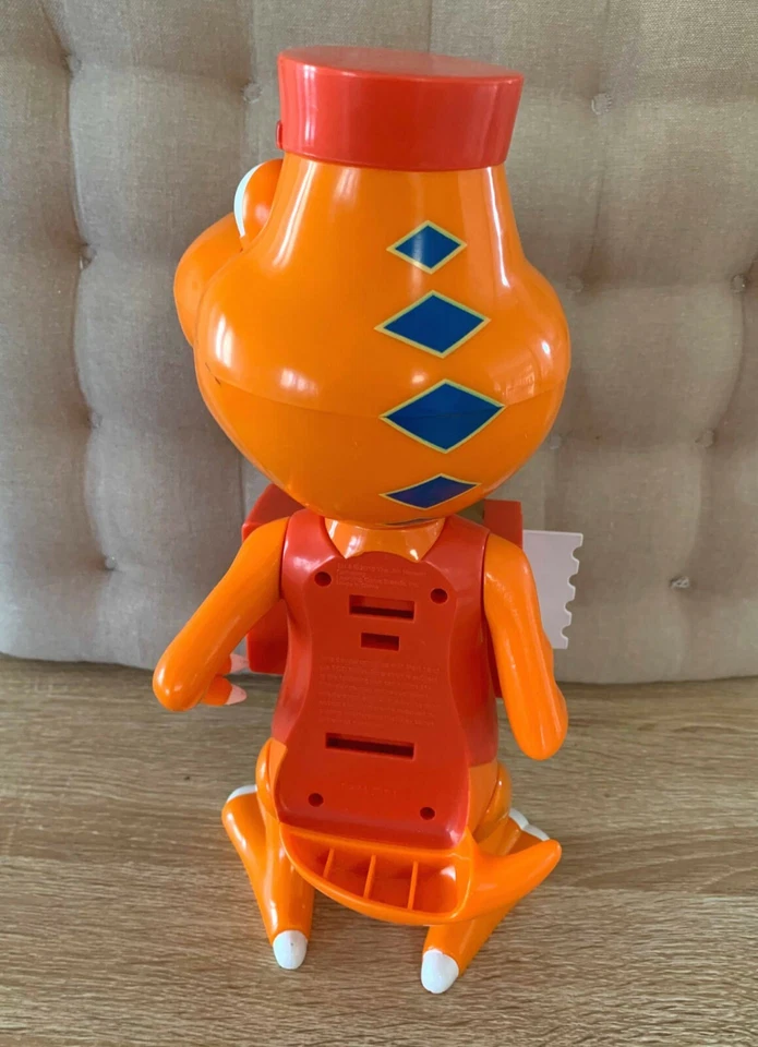 RARO DIFÍCIL DE ENCONTRAR Tren de Dinosaurios Dino Divertido Amigo T-Rex Naranja Juguete Solo 1 Billete FUNCIONA 30 cm Foto 2 de 4