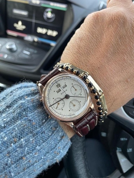 DOXA TRIPLE CALENDAR 72C 14K