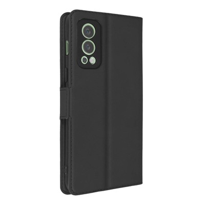 OnePlus Nord 2 Etui mit Fach & Standfunktion, Magnetverschluss   Schwarz