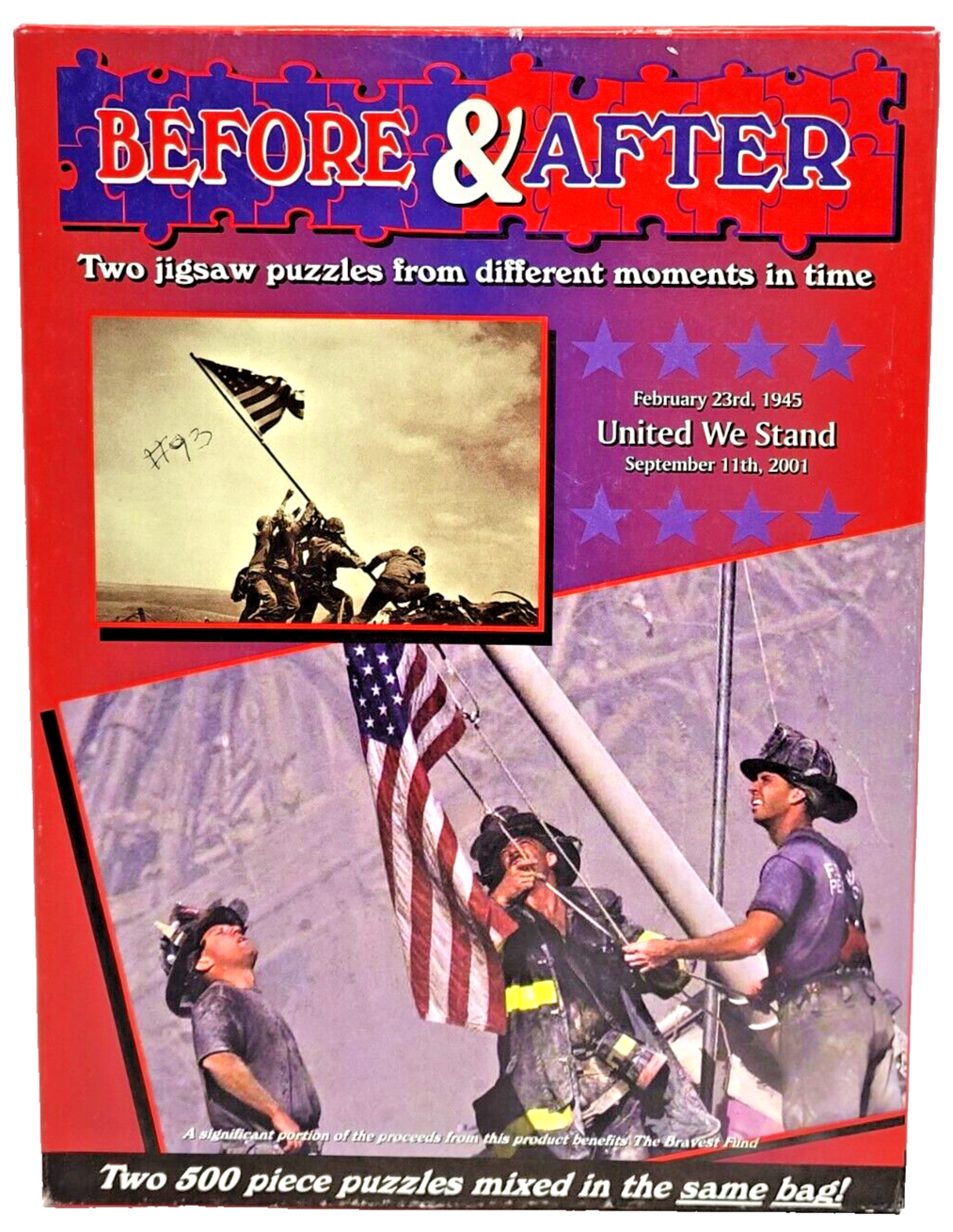 Before & After United We Stand Feb. 23 1945 September 11 2001 2-500 Piece Puzzle