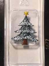 DILL BUTTONS | NOS | Christmas Tree Star #1677 1" 25mm | 1 Pack | crafts