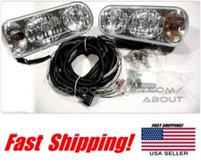 Super Bright Universal Halogen Snow Plow Lights And Light Kit Wiring Harness Oem