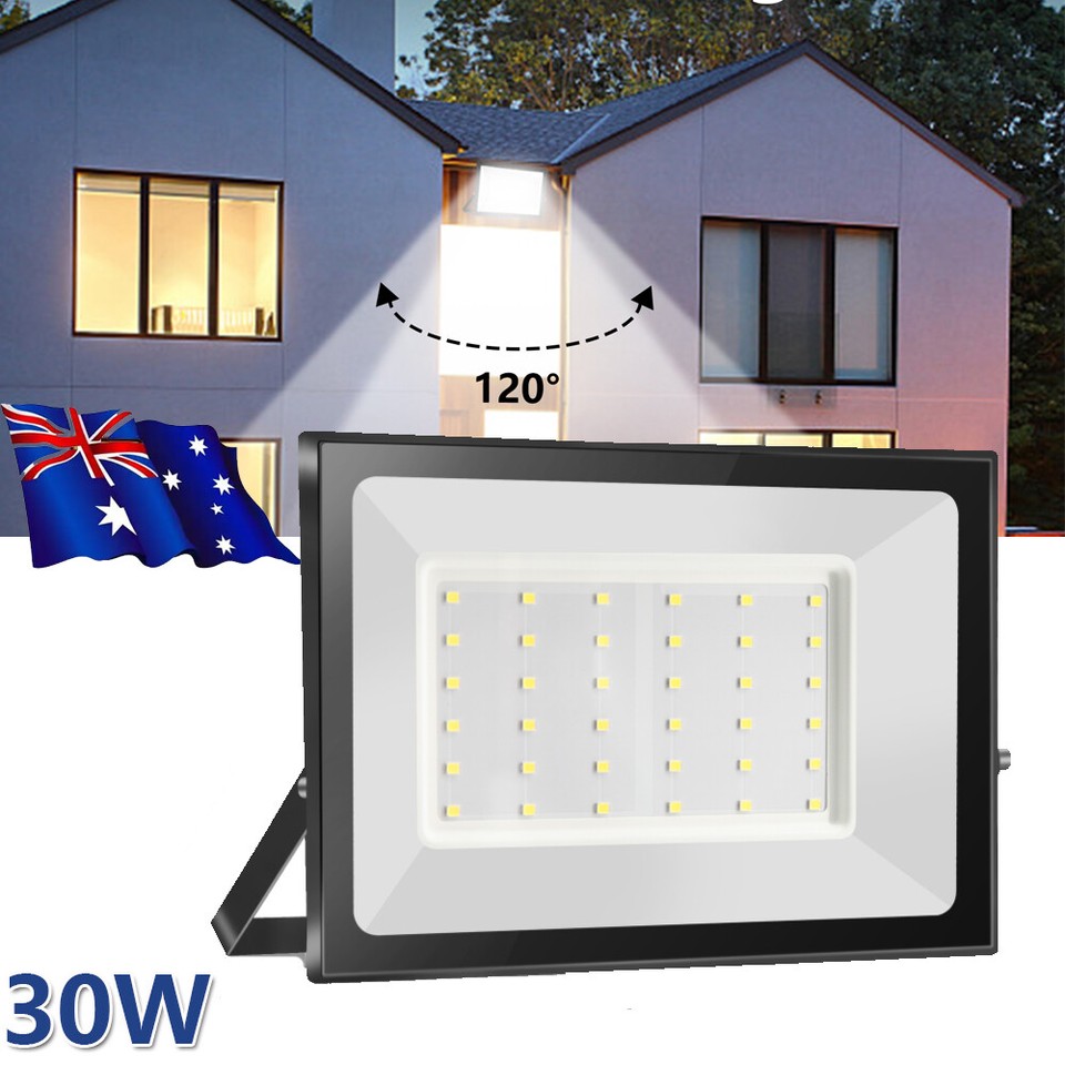 Outdoor LED Flood Light 10x30W Security Light 220V240V Cool White