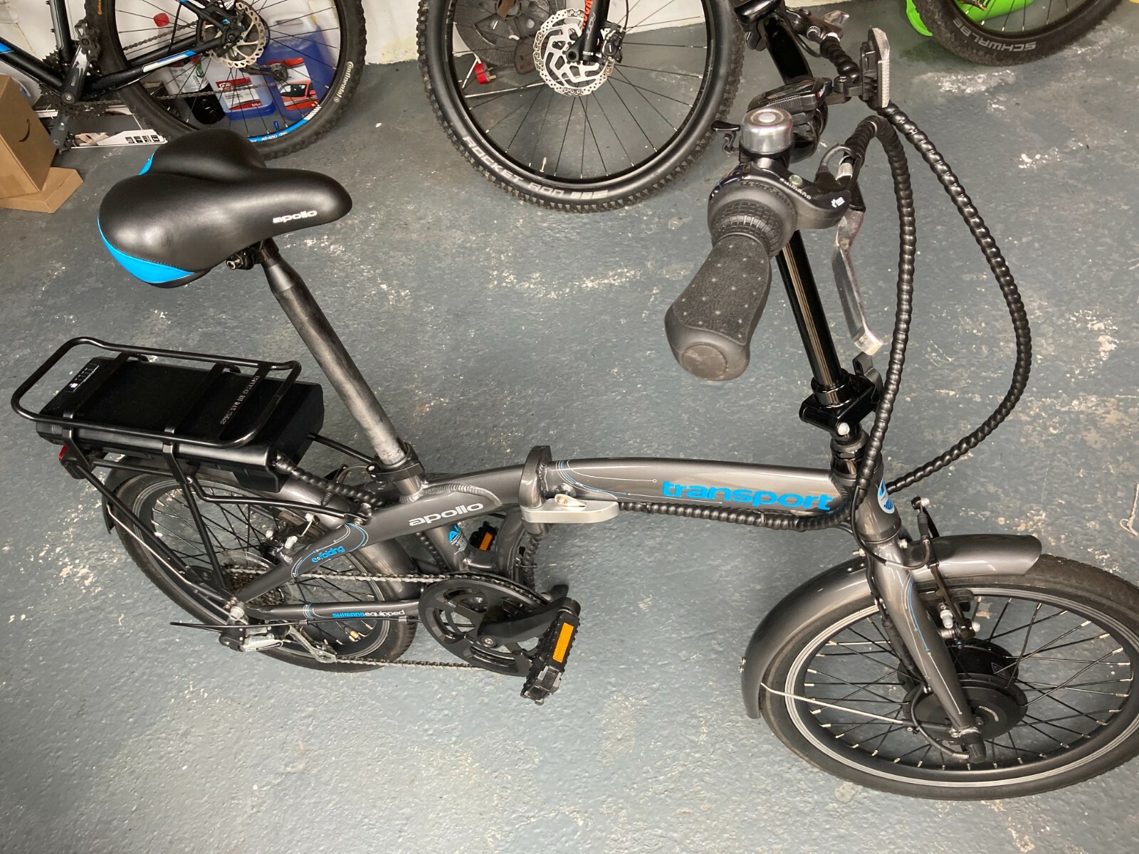 APOLLO TRANSPORT ELECTRIC FOLDING BIKE 20 INCH WHEELS SAVE £250