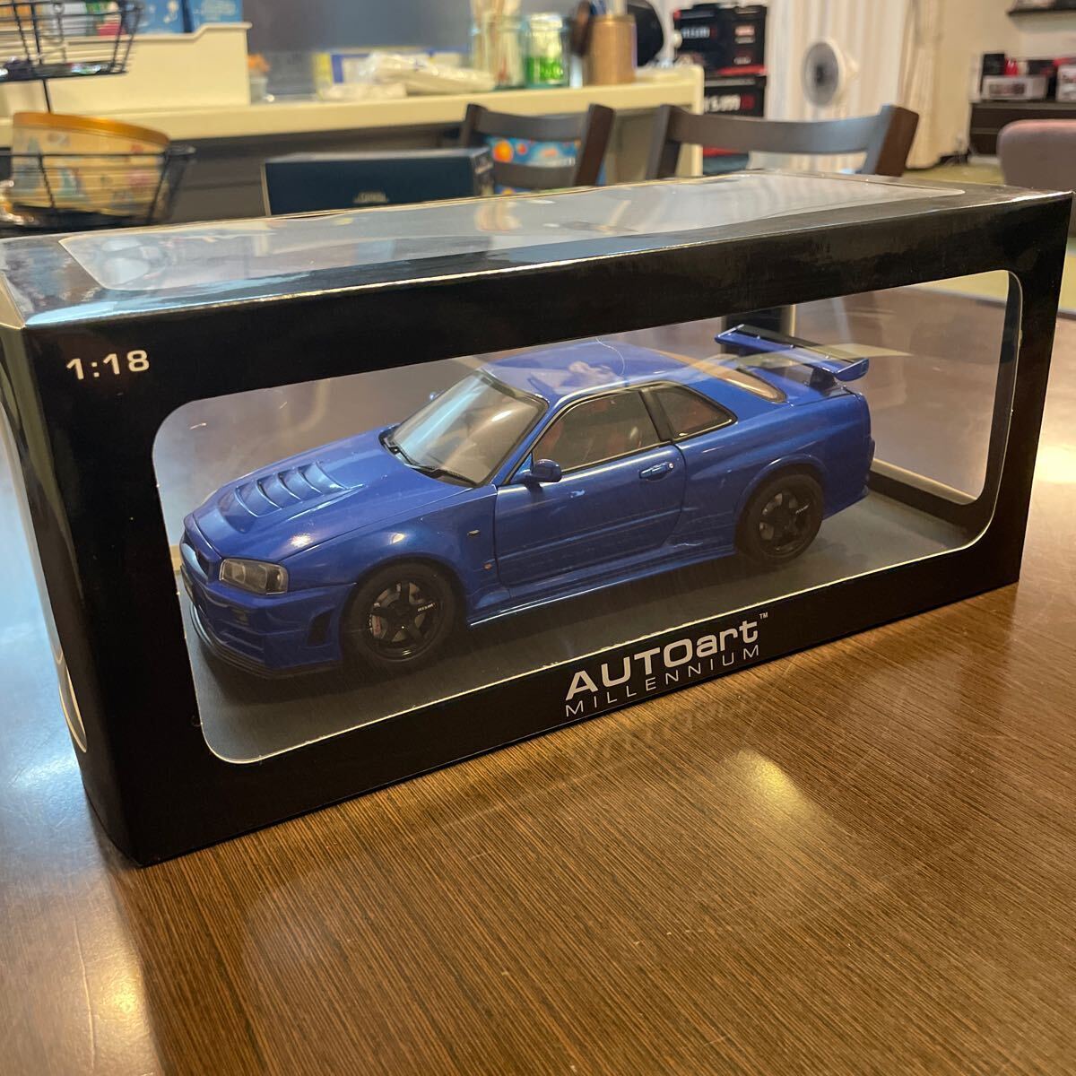 Autoart 1/18 Skyline Nismo R34 GT-R Z-Tune Bayside Blue Autoart 1/18 Skyline Nismo R34 GT-R Z-Tune Bayside Blue