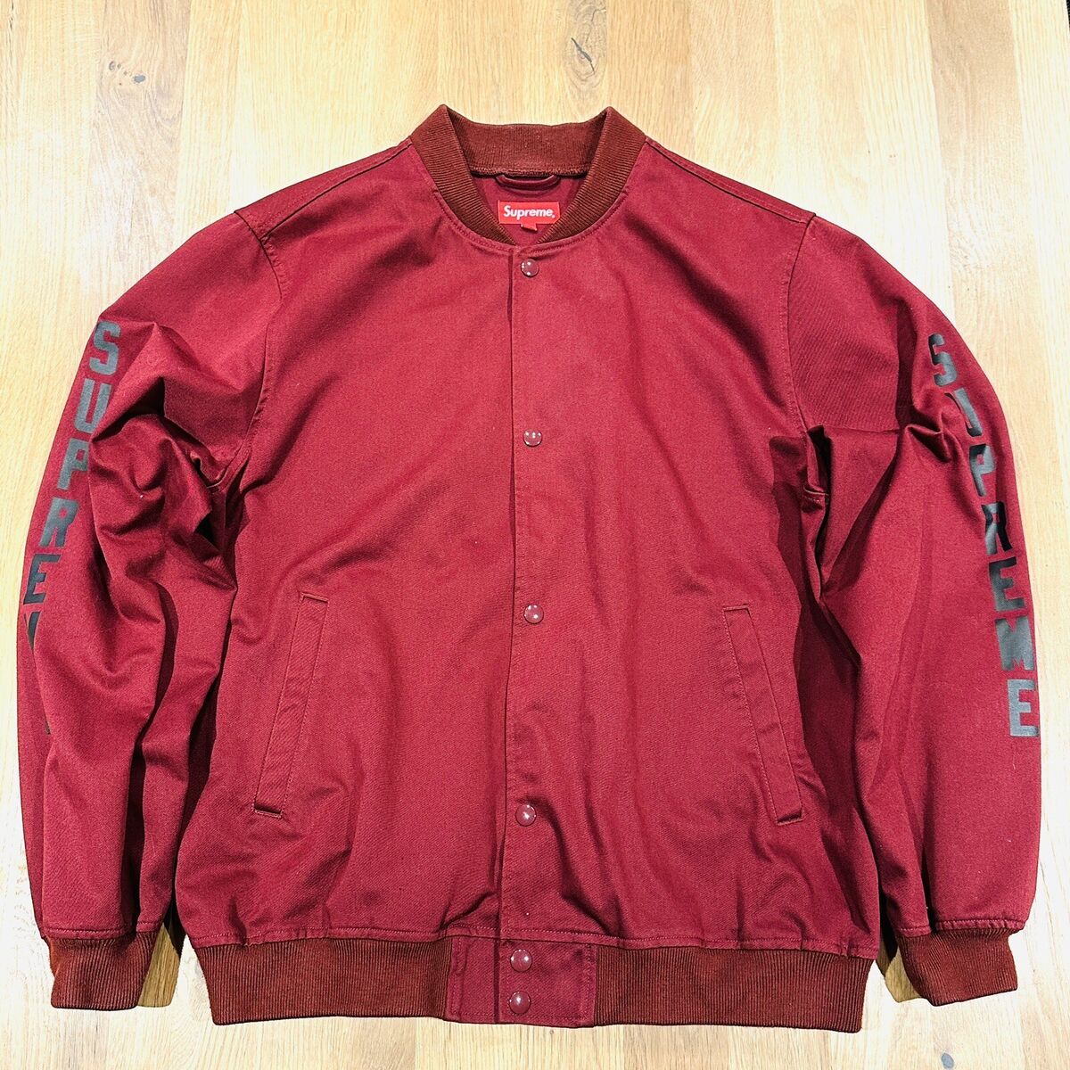 100% Authentic Supreme Antihero Bomber Jacket SS16 Box Logo 100% Authentic Supreme Antihero Bomber Jacket SS16 Box Logo